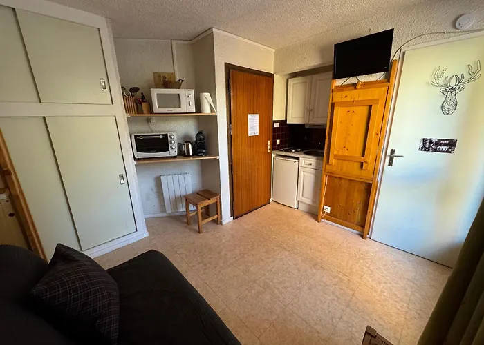 Studette Avec Balcon Parking Et Casier A 2 Min Du Jandri 3s Aux 2 Alpes Apartment *